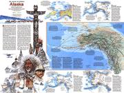 Alaska 1984 Wall Map