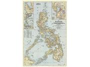 Phillipines 1945 Wall Map