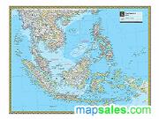Southeastern Asia Wall Map