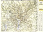 Suburban Washington DC, Maryland and Virginia Wall Map