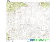 Wheatland County Wall Map Topographic 2009