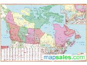 Canada Primary Classroom Wall Map