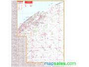 Lake County/Geauga County Wall Map