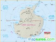 Antarctica Classroom Wall Map