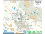 Central Arizona Wall Map