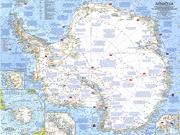 Antarctica 1963 Wall Map