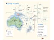 Australia political Wall Map