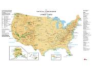 National Park system of the United States Wall Map