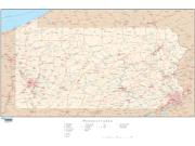 Pennsylvania Wall Map