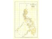 Phillipines 1905 Wall Map