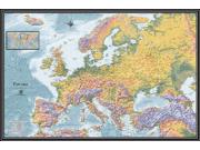 Europe Physical Wall Map