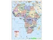 Africa Classroom Wall Map