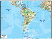 South America Physical Map