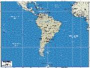 South America Simplified Map