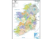 Ireland Political Wall Map