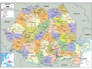 Romania Political Map