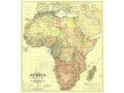 Africa 1922 Wall Map