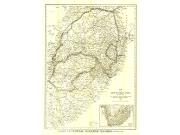 Africa's Seat of War 1899 Wall Map