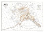 Alaska 1904 Wall Map