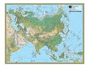 Asia Physical Wall Map