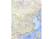 China 1964 Wall Map