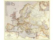 Europe 1943 Wall Map