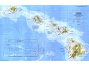 Hawaii 1976 Wall Map