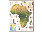 Heritage of Africa 1971 Wall Map