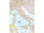 Italy 1961 Wall Map