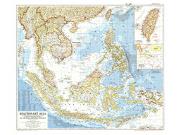 Southeast Asia 1955 Wall Map