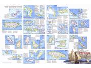 Tourist Islands of the West Indies 1981 Wall Map