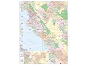 Alameda, CA Wall Map