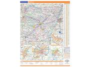 Arkansas Wall Map