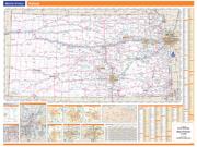 Kansas Wall Map