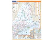 Maine Wall Map
