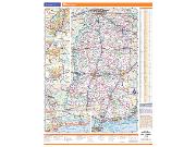 Mississippi Wall Map