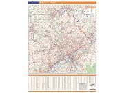 Philadelphia, PA Vicinity Wall Map