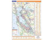 San Francisco, CA Vicinity Wall Map