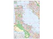 San Francisco, CA Wall Map