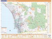 San Diego, CA Vicinity Wall Map