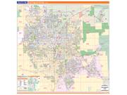 Las Vegas, NV Layout Wall Map