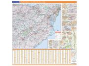 Mid Atlantic Coast and Ohio River Valley Wall Map