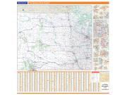 Northern Plains U.S. Regional Wall Map