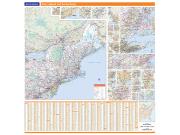 Northeast U.S. Regional Wall Map