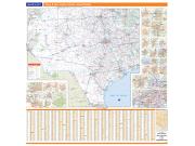 Texas and South Central U.S. Regional Wall Map
