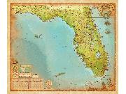 Florida Wall Map
