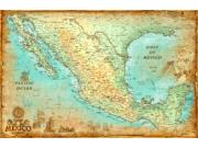 Mexico Antique Wall Map