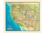 Western USA Wall Map