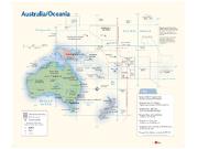 Australia Political Wall Map