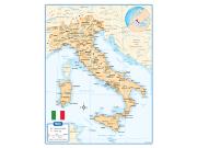 Italy Wall Map